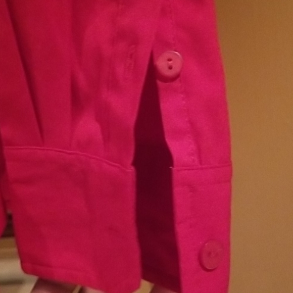Lane Bryant red button shirt, sz 14/16, EUC - Picture 6 of 8